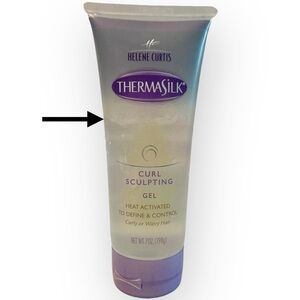 60% full Helene Curtis Thermasilk Curl Sculpting Gel Heat Activated Curly 7 oz